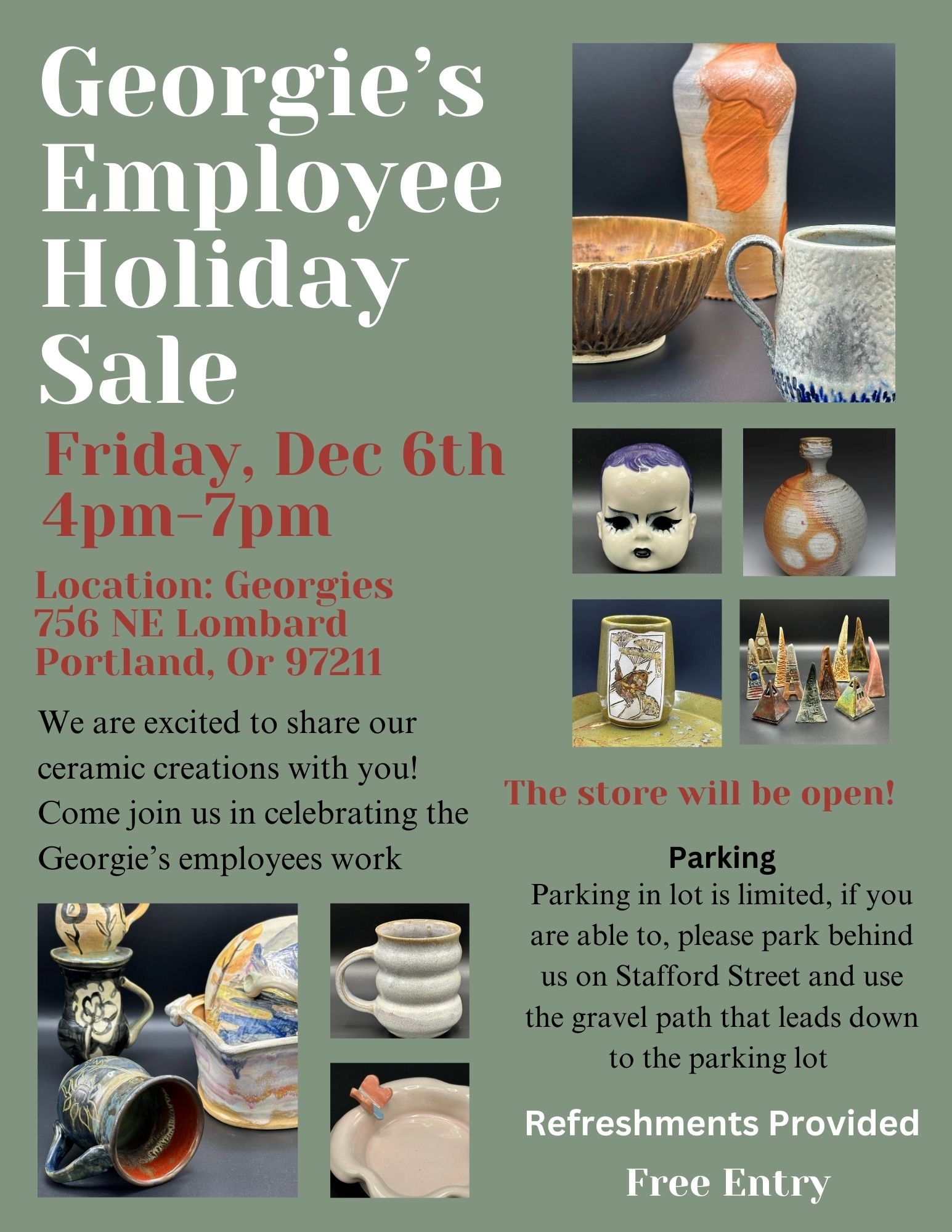 employee holiday sale